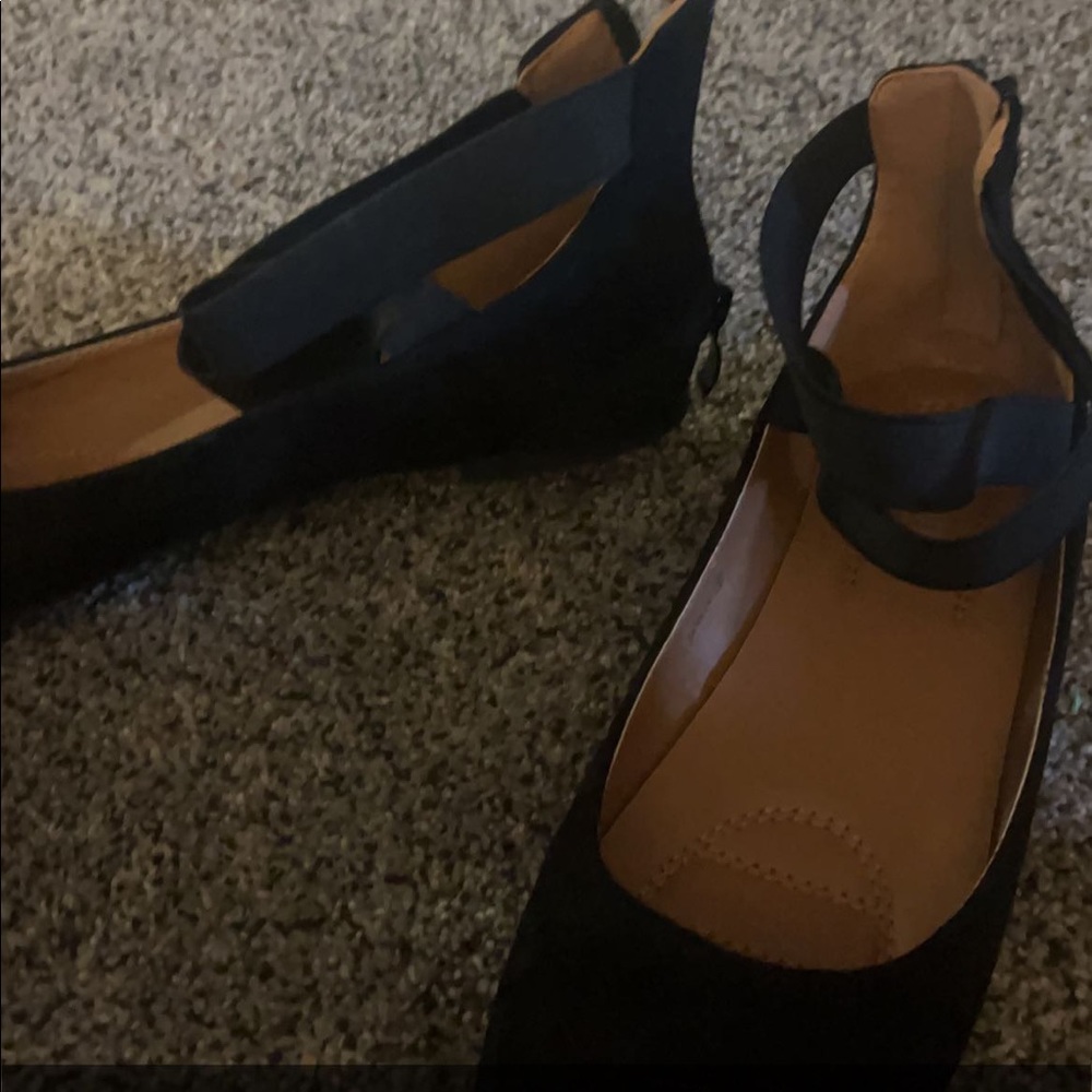 Black flats size 9